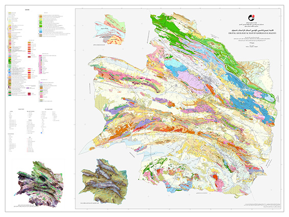 تهیه نقشه های زمین شناسی 1:50000