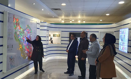 بازدید معاون گردشگری و معاون آموزش اداره کل میراث فرهنگی، گردشگری و صنایع دستی استان خراسان رضوی از پارک موزه علوم زمین