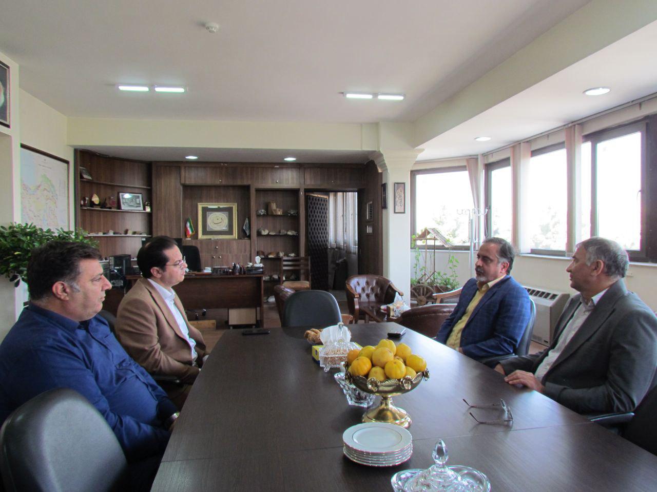 دیدار سرپرست جدید اداره کل زمین شناسی و اکتشافات معدنی منطقه  شمال شرق با رئیس سازمان نظام مهندسی معدن خراسان رضوی