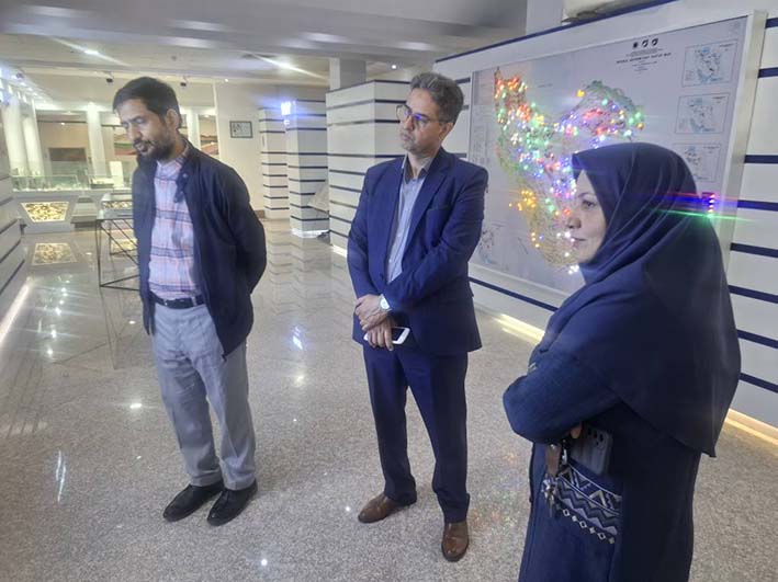 بازدید مدیر گروه حسابرسی دیوان محاسبات کشور مستقر در سازمان زمین شناسی، از اداره کل و پارک موزه علوم زمین مشهد