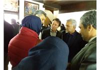مدیرکل و همکاران اداره کل زمین شناسی و اکتشافات معدنی منطقه شمال شرق در افتتاحیه موزه میراث زمین طبس