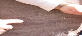 ساخت رسوبی Cross bed در ماسه سنگ ها